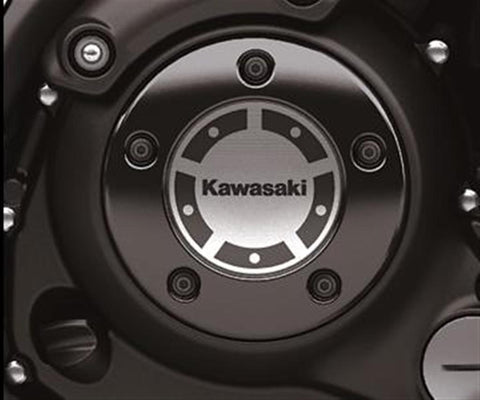 Kawasaki Clutch Cover Plate 999940580  Clutch Cover Plate (Mark, clutch plating) (Chrome)