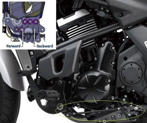 Kawasaki ERGO-FIT™ Extended Reach components Vulcan S K53001251C  Extended Reach front seat with gel insert