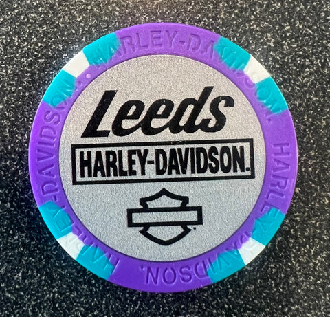 Leeds Harley-Davidson® Custom Poker Chip