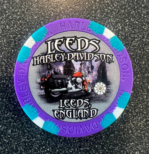 Leeds Harley-Davidson® Custom Poker Chip