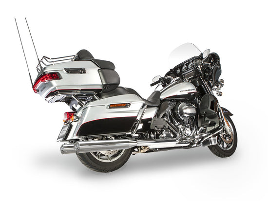 Dr. Jekill & Mr. Hyde Touring Chrome Exhaust Harley-Davidson Touring & Trike 2009–2013 — 4.0 inch Streetfighter Blank (EP-111000)