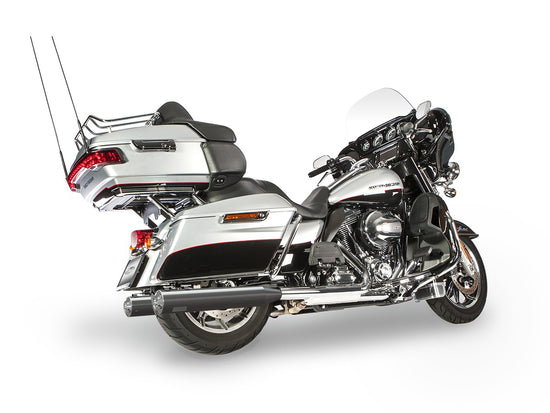 Dr. Jekill & Mr. Hyde Touring Black Exhaust Harley-Davidson Touring & Trike 2009–2013 — 4.0 inch Streetfighter Blank (EP-111006)