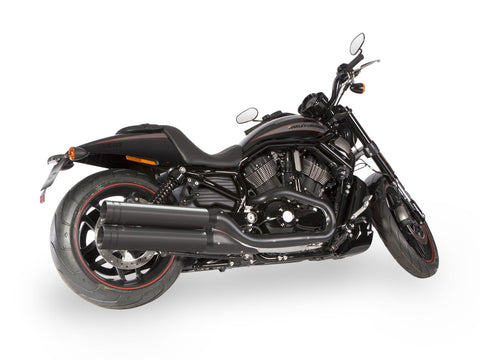 Dr. Jekill & Mr. Hyde VRSC (NRS) Black Exhaust Harley-Davidson V-Rod 2006–2017 — 4.0 inch Big Shot Black (EP-111037)