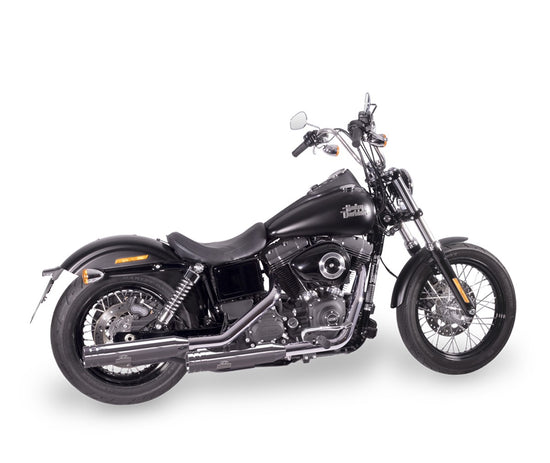 Dr. Jekill & Mr. Hyde Shorty Chrome Exhaust Harley-Davidson Dyna 1984–2002 EP-111132