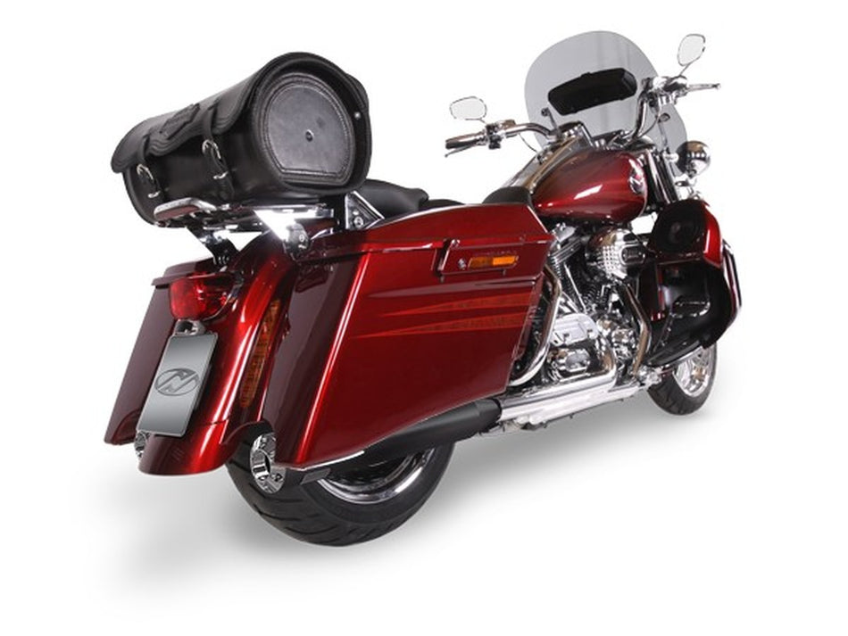 Dr. Jekill & Mr. Hyde Touring Black Exhaust Harley-Davidson CVO & Touring 1984–2003 — 4.0 inch Streetfighter Blank (EP-111186)