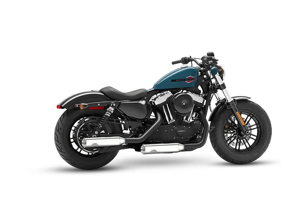 Dr. Jekill & Mr. Hyde Shorty Chrome Exhaust Harley-Davidson Sportster 2004–2013 — 3.5 inch Streetfighter Blank (EP-111646)