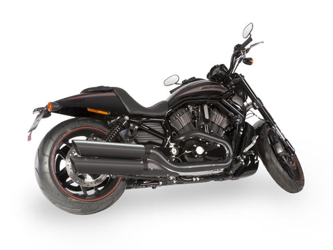 Dr. Jekill & Mr. Hyde VRSC (NRS) Black Exhaust Harley-Davidson V-Rod 2006–2017 — 4.0 inch Slashcut Black (EP-112467)