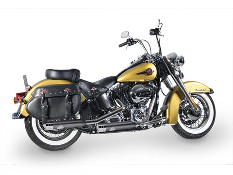 Dr. Jekill & Mr. Hyde Shorty Wrinkle Black Exhaust Harley-Davidson Softail & CVO 2007–2010 EP-113496