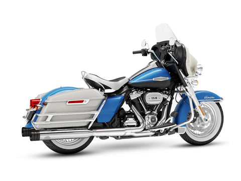 Dr. Jekill & Mr. Hyde Touring Chrome Exhaust Harley-Davidson Touring 2017–2020 — 4.0 inch Big Shot Black (EP-140003)