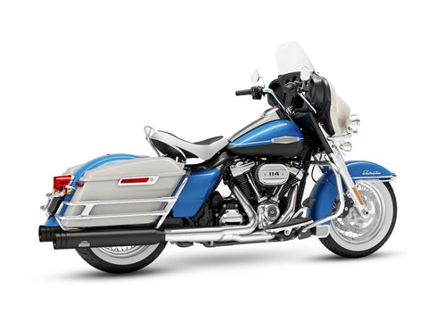Dr. Jekill & Mr. Hyde Touring Black Exhaust Harley-Davidson Touring 2017–2020 — 4.0 inch Big Shot Black (EP-140010)