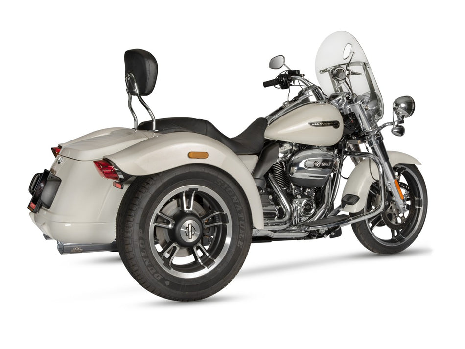 Dr. Jekill & Mr. Hyde 4.0 inch Trike Chrome Exhaust Harley-Davidson Freewheeler & Tri-Glide 2017–2018 — 4.0 inch Streetfighter Blank (EP-140014)