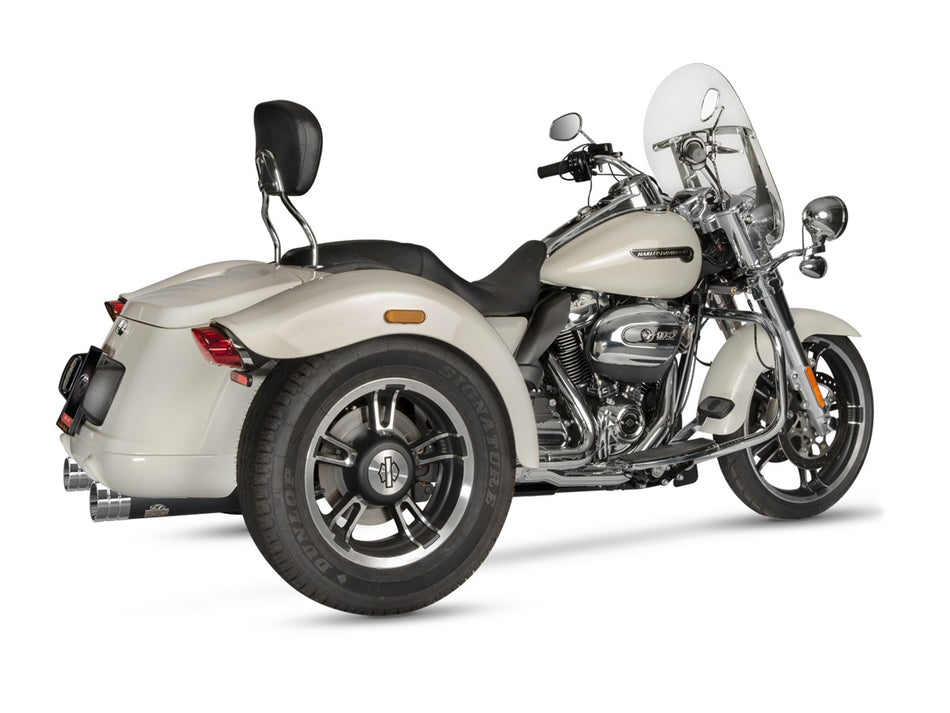 Dr. Jekill & Mr. Hyde 4.0 inch Trike Black Exhaust Harley-Davidson Freewheeler & Tri-Glide 2017–2018 EP-140023
