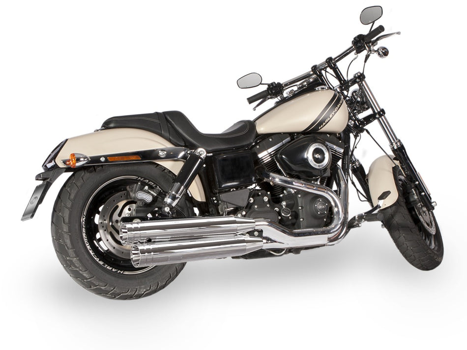 Dr. Jekill & Mr. Hyde Fatbob Chrome Exhaust Harley-Davidson Fat Bob & Wide Glide 2017 EP-140135