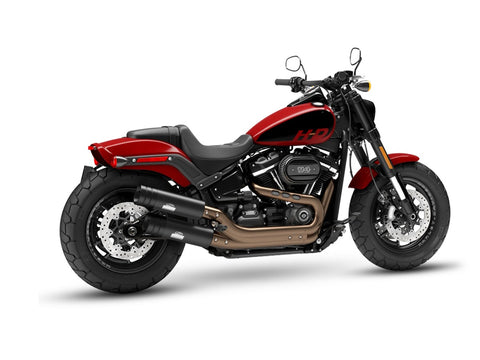 Dr. Jekill & Mr. Hyde Fat Bomb (OEM) Wrinkle Black Exhaust Harley-Davidson Fat Bob 114 2018–2020 EP-140543