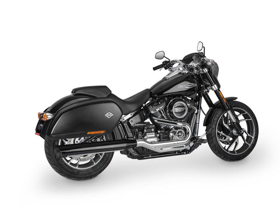 Dr. Jekill & Mr. Hyde The One Chrome Exhaust Harley-Davidson Sport Glide 2018–2020 — 4.0 inch Big Shot Black (EP-141342)