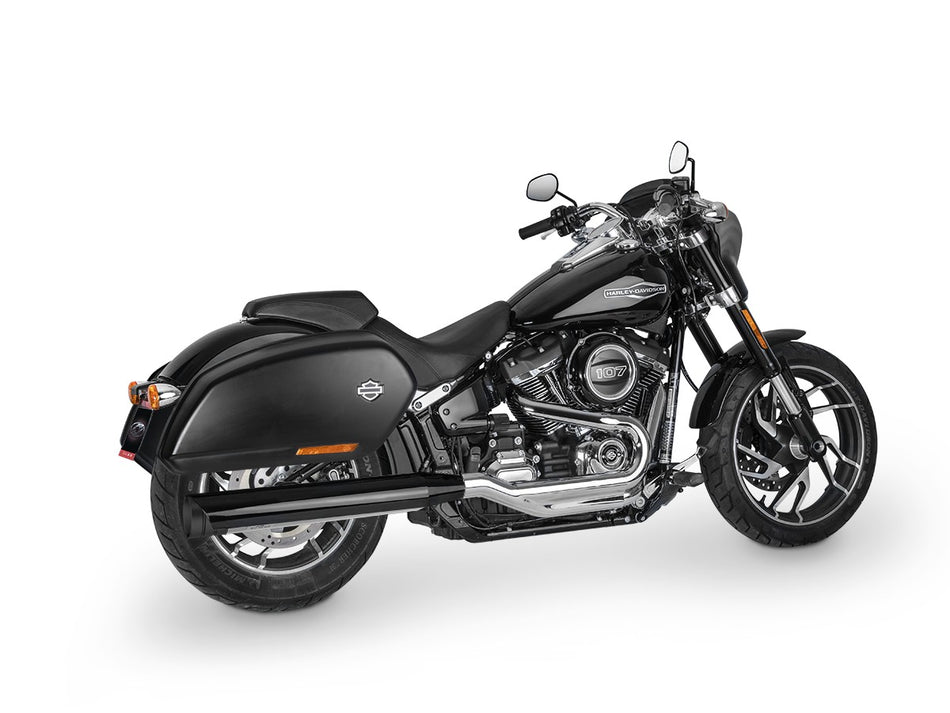 Dr. Jekill & Mr. Hyde The One Chrome Exhaust Harley-Davidson Sport Glide 2018–2020 — 4.0 inch Big Shot Black (EP-141342)
