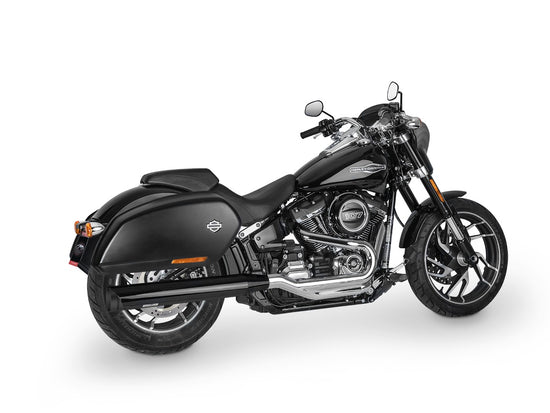 Dr. Jekill & Mr. Hyde The One Black Exhaust Harley-Davidson Sport Glide 2018–2020 — 4.0 inch Big Shot Black (EP-141348)