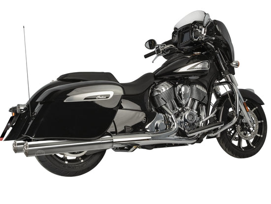 Dr. Jekill & Mr. Hyde Grand Chrome Exhaust Indian Bagger & Touring 2019 — 4.0 inch Streetfighter Blank (EP-141383)