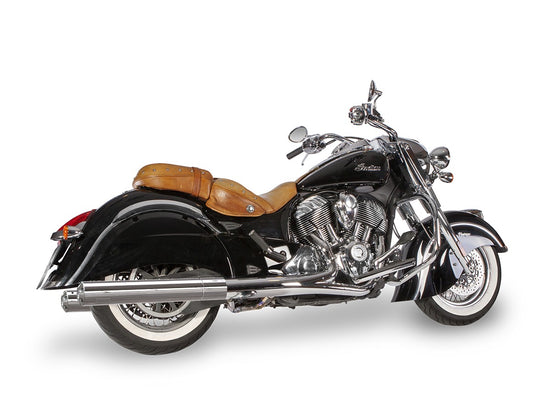 Dr. Jekill & Mr. Hyde Major Chrome Exhaust Indian Chief Classic, Chief Dark Horse 111 & Chief Vintage 2018 — 4.0 inch Streetfighter Blank (EP-141400)
