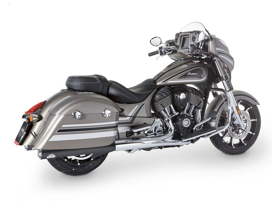 Dr. Jekill & Mr. Hyde Grand Black Exhaust Indian Bagger & Touring 2018 — 4.0 inch Streetfighter Blank (EP-141422)