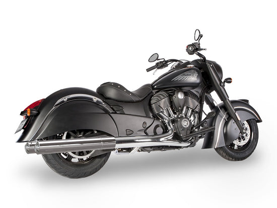 Dr. Jekill & Mr. Hyde Major Chrome Exhaust Indian Chief Dark Horse 111 & Chief Vintage 2020 — 4.0 inch Streetfighter Blank (EP-141672)