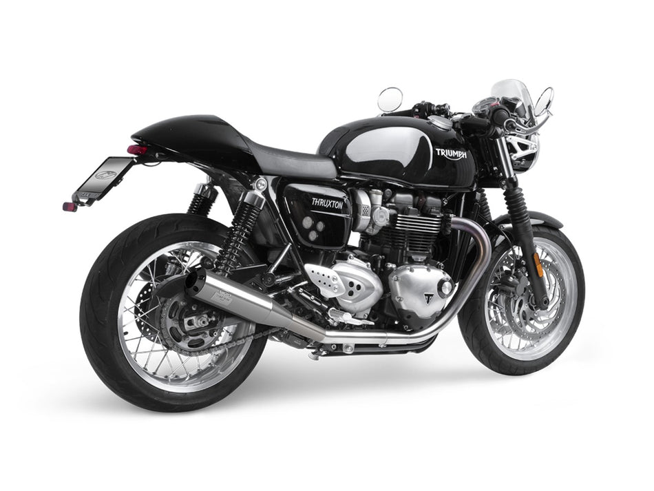 Dr. Jekill & Mr. Hyde Spy Brushed Stainless Steel Exhaust Triumph Thruxton & Thruxton TFC 2016–2019 EP-142090