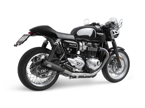 Dr. Jekill & Mr. Hyde Spy Wrinkle Black Exhaust Triumph Thruxton & Thruxton TFC 2016–2019 EP-142433