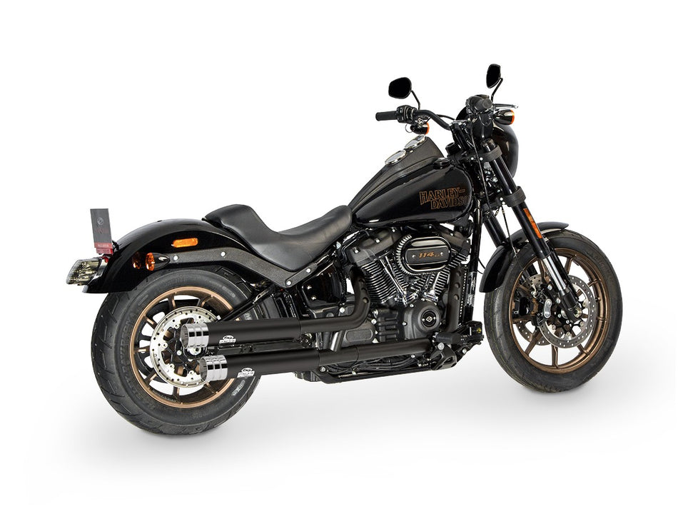 Dr. Jekill & Mr. Hyde Jekill Bomb Wrinkle Black Exhaust Harley-Davidson Low Rider S & Street Bob 107 2018–2020 EP-142830