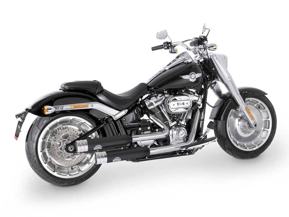 Dr. Jekill & Mr. Hyde Shorty Wrinkle Black Exhaust Harley-Davidson Breakout 107 & Fat Boy 107 2018–2020 EP-142880
