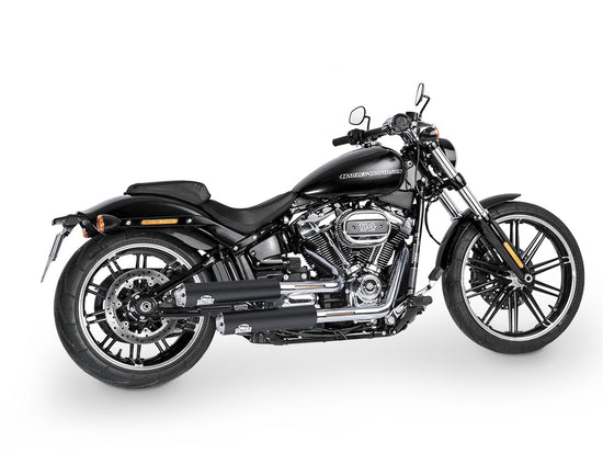 Dr. Jekill & Mr. Hyde Jekill Bomb Wrinkle Black Exhaust Harley-Davidson Breakout 107 & Fat Boy 107 2018–2020 — 3.5 inch Streetfighter Blank (EP-142902)