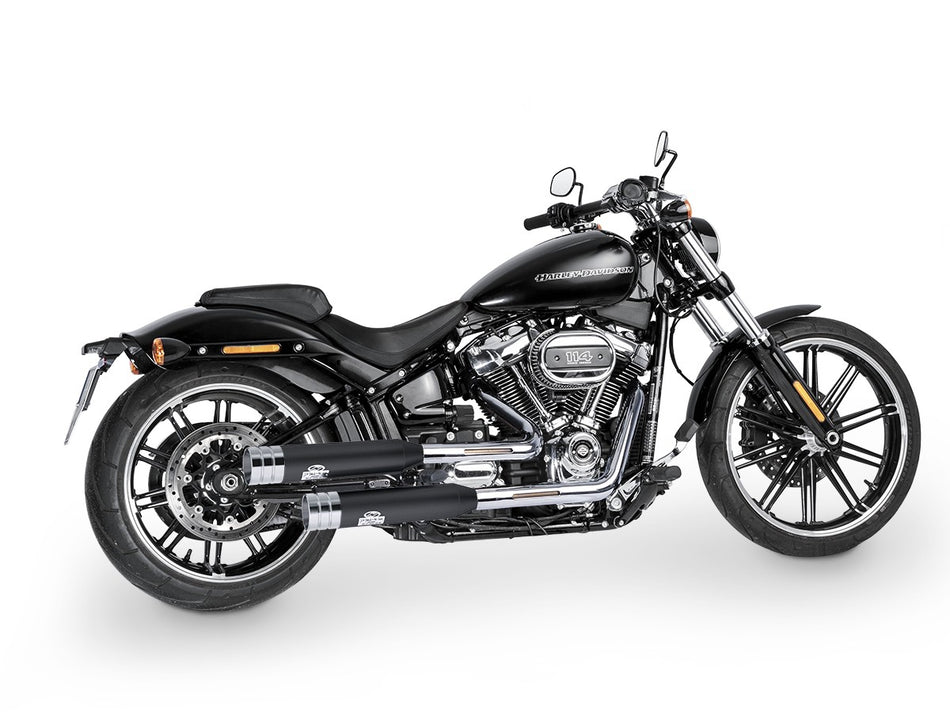 Dr. Jekill & Mr. Hyde Shorty Wrinkle Black Exhaust Harley-Davidson Breakout 114 & Fat Boy 114 2018–2020 EP-142915