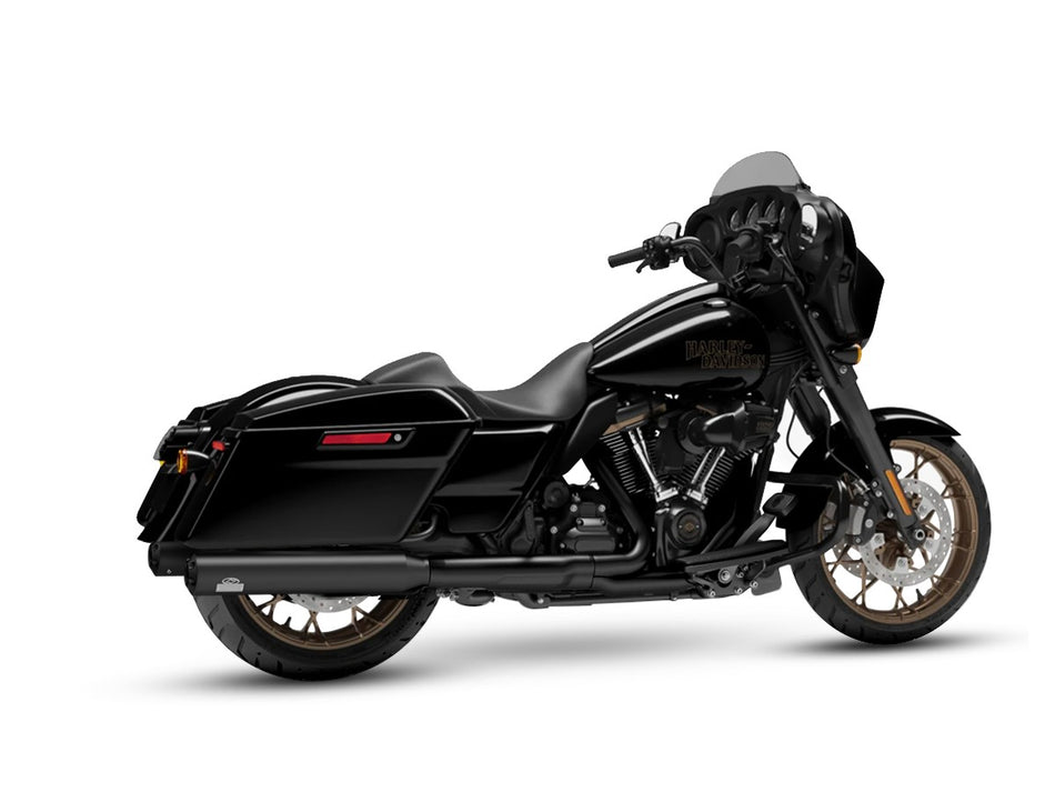 Dr. Jekill & Mr. Hyde Touring Black Exhaust with 4.0 inch Streetfighter Black End Cap Harley-Davidson Street Glide ST 2022 EP-150361