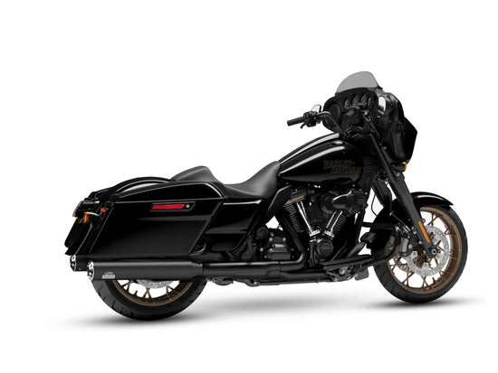 Dr. Jekill & Mr. Hyde Touring Black Exhaust with 4.0 inch Streetfighter Blank End Cap Harley-Davidson Street Glide ST 2022 EP-150362