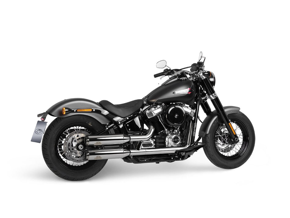 Dr. Jekill & Mr. Hyde Shorty Chrome Exhaust Harley-Davidson Softail Slim 107 & Softail Standard 2021–2024 — 3.5 inch Streetfighter Blank (EP-151459)