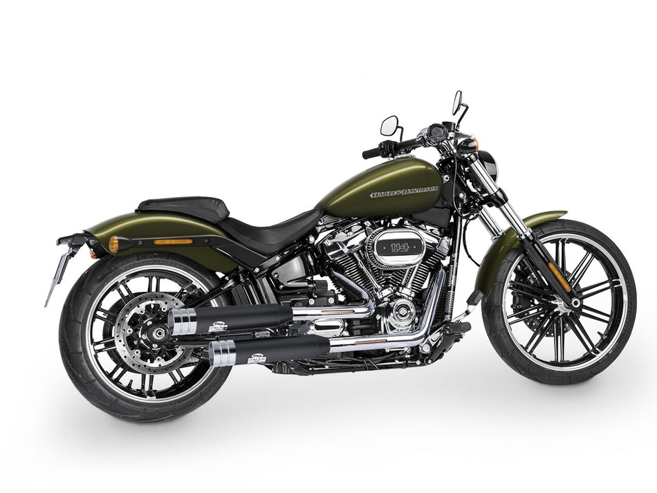 Dr. Jekill & Mr. Hyde Shorty Wrinkle Black Exhaust Harley-Davidson Breakout 114 & Fat Boy 114 2021 EP-151518