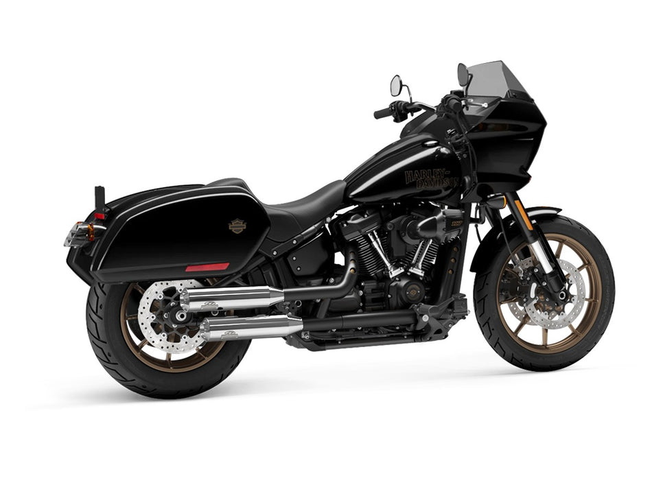 Dr. Jekill & Mr. Hyde Shorty Chrome Exhaust Harley-Davidson Low Rider ST & Low Rider S 2022–2024 — 3.5 inch Streetfighter Blank (EP-151706)