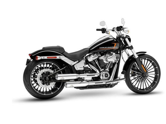 Dr. Jekill & Mr. Hyde Shorty Chrome Exhaust Harley-Davidson Breakout 117 2023–2024 — 3.5 inch Streetfighter Blank (EP-151771)
