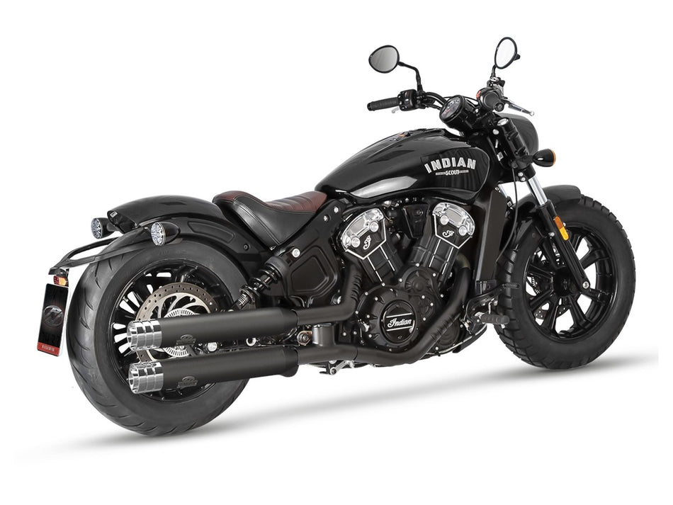 Dr. Jekill & Mr. Hyde Midsize Wrinkle Black Exhaust Indian Scout 2021–2024 EP-152388