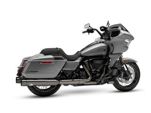 Dr. Jekill & Mr. Hyde Touring 4.5 inch Dark Chrome Exhaust Harley-Davidson CVO Road Glide 121 & CVO Street Glide 121 2023–2026 — 4.5 inch CVO end cap adapter Black (EP-152720)