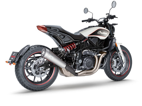 Dr. Jekill & Mr. Hyde Arcade Lower Pearl Grey Exhaust Indian FTR 1200 2023–2024 — 4.7 inch Slashcut Blank (EP-152813)