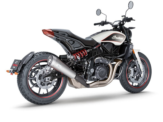 Dr. Jekill & Mr. Hyde Arcade Lower Pearl Grey Exhaust Indian FTR 1200 2023–2024 — 4.7 inch Slashcut Blank (EP-152813)
