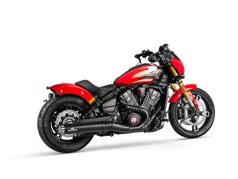 Dr. Jekill & Mr. Hyde Vox Black Exhaust Indian Scout 2025–2026 — 4.5 inch Slashcut Chrome (EP-152828)