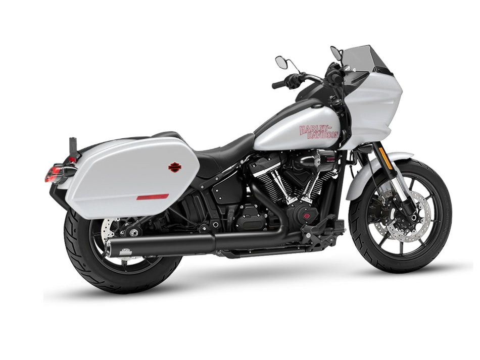 Dr. Jekill & Mr. Hyde 2-1 Slip-On for Cruiser Black Exhaust Harley-Davidson Low Rider ST & Low Rider S 2025–2026 — 4.0 inch Streetfighter Blank (EP-152867)