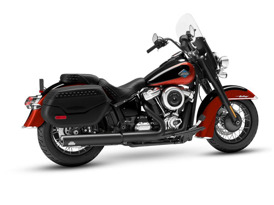 Dr. Jekill & Mr. Hyde 2-1 Slip-On for Cruiser Black Exhaust Harley-Davidson Heritage Classic & Street Bob 2025–2026 — 4.0 inch Streetfighter Blank (EP-152879)
