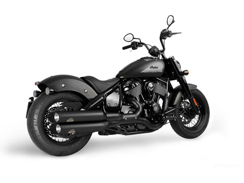 Dr. Jekill & Mr. Hyde Supreme Black Exhaust Indian Cruiser 2025–2026 — 4.0 inch Slashcut Black (EP-152904)