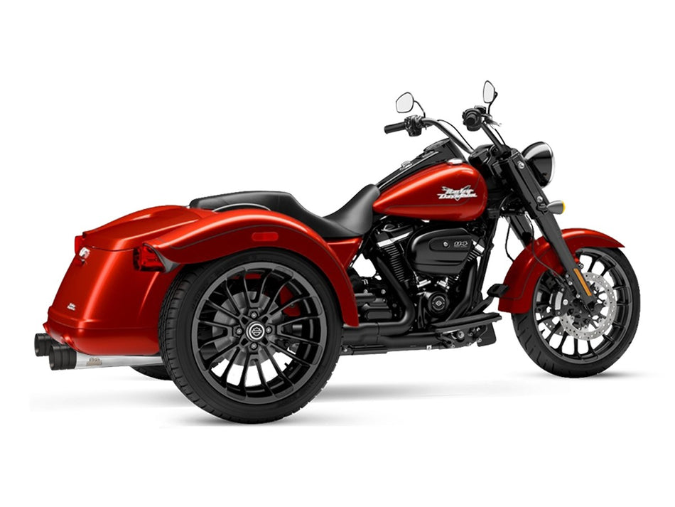 Dr. Jekill & Mr. Hyde 4.0 inch Trike Chrome Exhaust Harley-Davidson Freewheeler & Tri-Glide 2025 — 4.0 inch Big Shot Black (EP-152928)