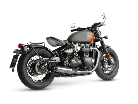 Dr. Jekill & Mr. Hyde King Brushed Stainless Steel Exhaust Triumph Bonneville Bobber & Bonneville Speedmaster 2025 EP-152999