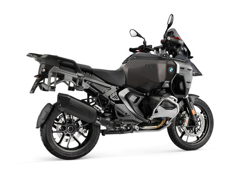 Dr. Jekill & Mr. Hyde Nomad S Black Exhaust BMW Adventure 2024–2026 — Hexagon Wrinkle Black (EP-153003)