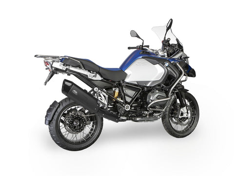 Dr. Jekill & Mr. Hyde Nomad Black Exhaust BMW Adventure 2017–2020 — Hexagon Wrinkle Black (EP-153011)