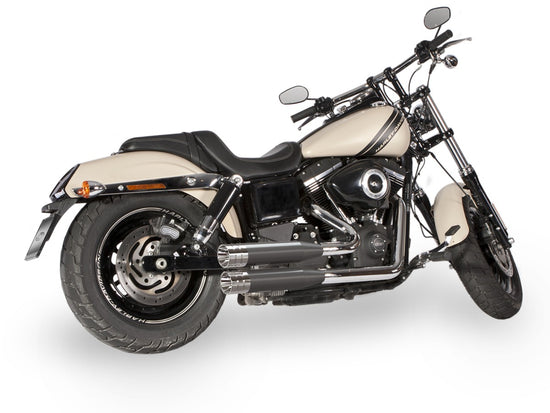 Dr. Jekill & Mr. Hyde Shorty (JH Headerset only) Wrinkle Black Exhaust Harley-Davidson CVO Screamin Eagle Fat Bob, Fat Bob & Wide Glide 2008–2011 EP-213580